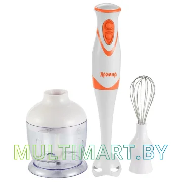 Погружной блендер Яромир ЯР-303А (белый/оранжевый)